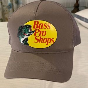 Bass Pro Shops Brown and Yellow Fishing Cap
